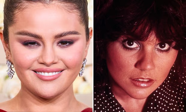Selena Gomez and Linda Ronstadt. Composite: Getty, Rex
