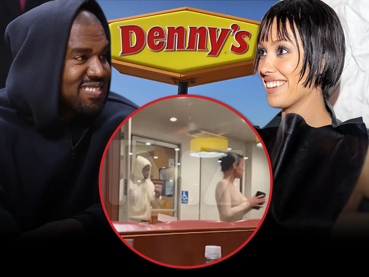 Kanye West and Bianca Censori Dine at Denny's Amid Major Yeezy Changes