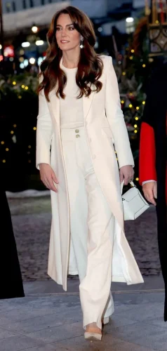 Kate pictured at her Christmas concert back in December