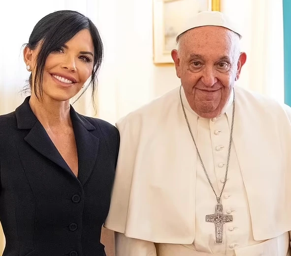 Lauren stopped by the Vatican to meet with Pope Francis on climate change