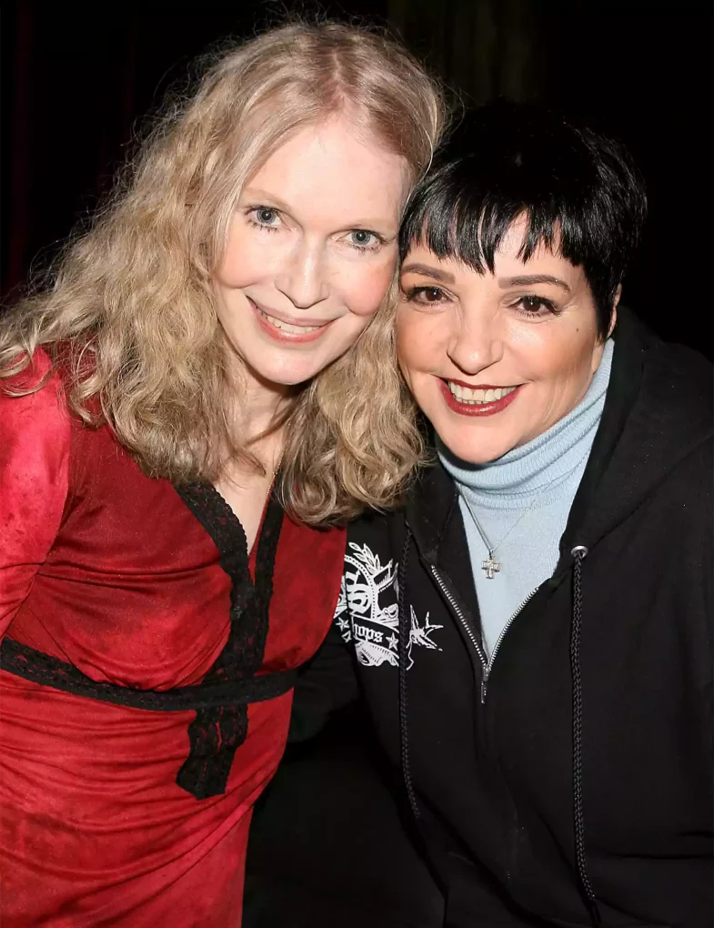 Mia Farrow (left) and Liza Minnelli in 2006. DAVE ALLOCCA/STARPIX/SHUTTERSTOCK