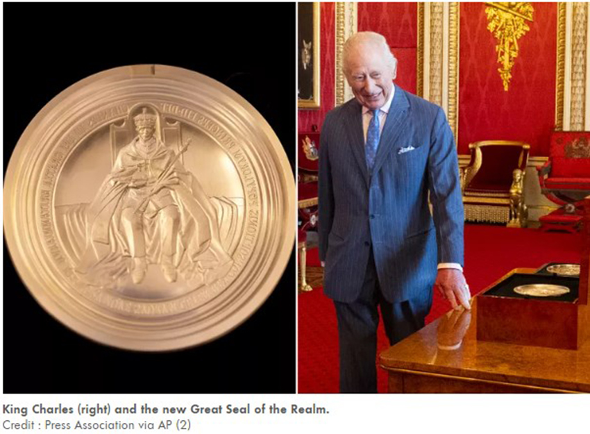 king charles,king charles iii,prince charles,great seal of the realm,britain king charles,king charles 5 dollar,au confesses to being manipulated by haz to depose charles,charles,king charles iii first coins,explain great seal of the united states,king charles and queen consort camilla,king charles and princess anne,meaning of great seal of the united states,harry charles,the great seal,hz uk prince charles whisky,what is great seal of the united states
