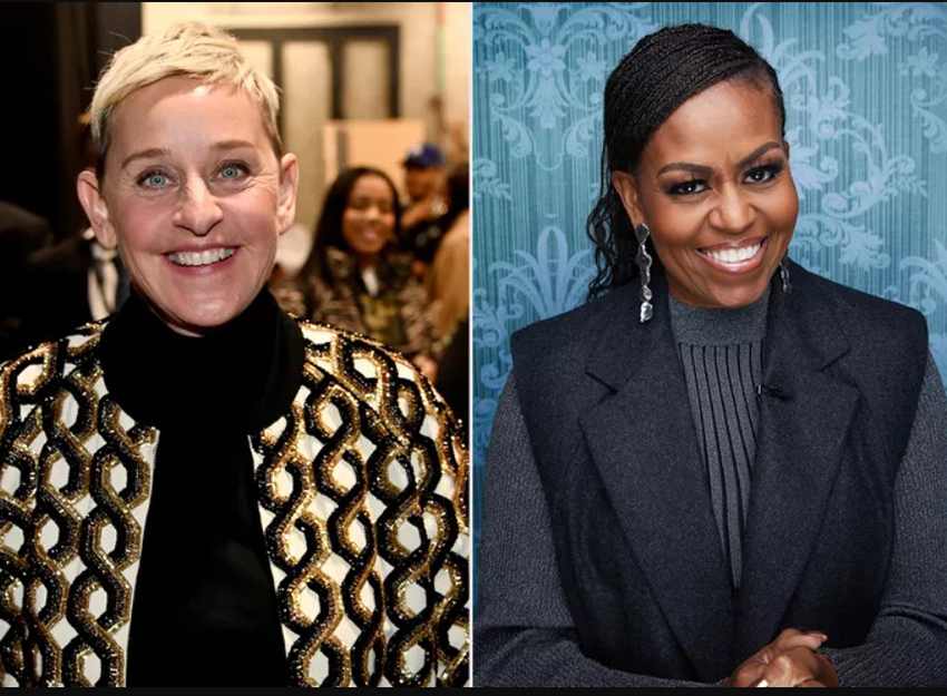 Michelle Obama Recalls Ellen DeGeneres' Push-Up Challenge 'I'm the First Lady, You Know'