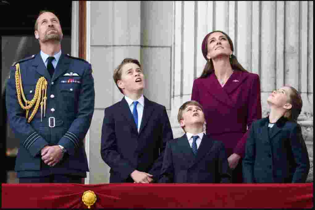 prince harry,prince william,princess charlotte of cambridge,prince philip,prince charles,prince of wales,prince william and harry,princess beatrice,princess diana,catherine princess of wales,princess catherine,prince,vichai srivaddhanaprabha tribute,charlotte,british royal air force,princess of wales,buckingham palace,prince william speech,balcony,big news for meghan markle,united for wildlife global summit,louis,harry and meghan