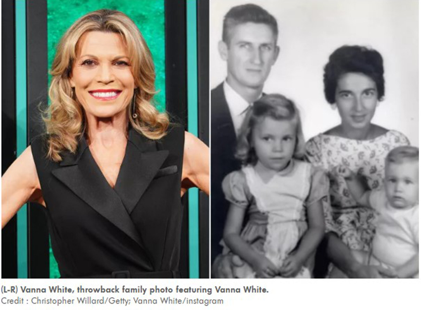 vanna white,vanna white childhood,vanna white throwback,pat sajak vanna white,sweet,vanna,i’m gonna getcha good,kanye west tweets,alex trebek family photos,photo,white,why is vanna hosting wheel of fortune,alex trebek wife photos,share a bed,why is vanna filling in for pat sajak,jenna bush hager,throwback photos,hoda and kathie lee today show,the tannerites,tannerites doctor,kathie lee and hoda,children's national hospitals,photoshoot