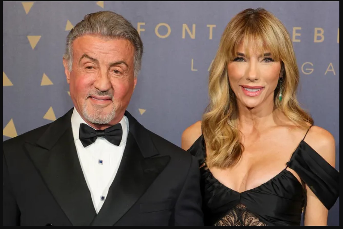 Sylvester Stallone, Jennifer Flavin, Sylvester Stallone wife, Jennifer Flavin birthday, celebrity birthdays, Stallone family, Hollywood couples, celebrity news, entertainment news, Sylvester Stallone tribute, love and marriage, celebrity relationships, Jennifer Flavin 57th birthday, famous couples, Stallone and Flavin